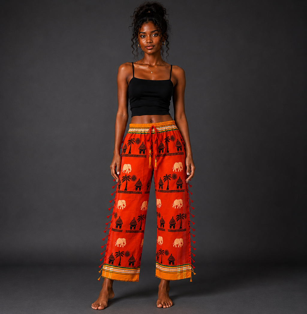 Orange + Elephant Safari Pants