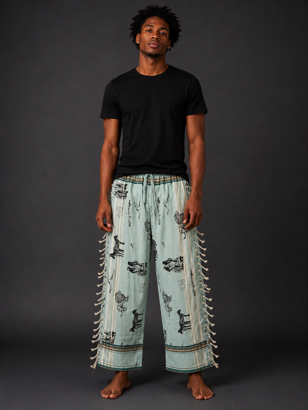 Sage Blue + Safari Pants