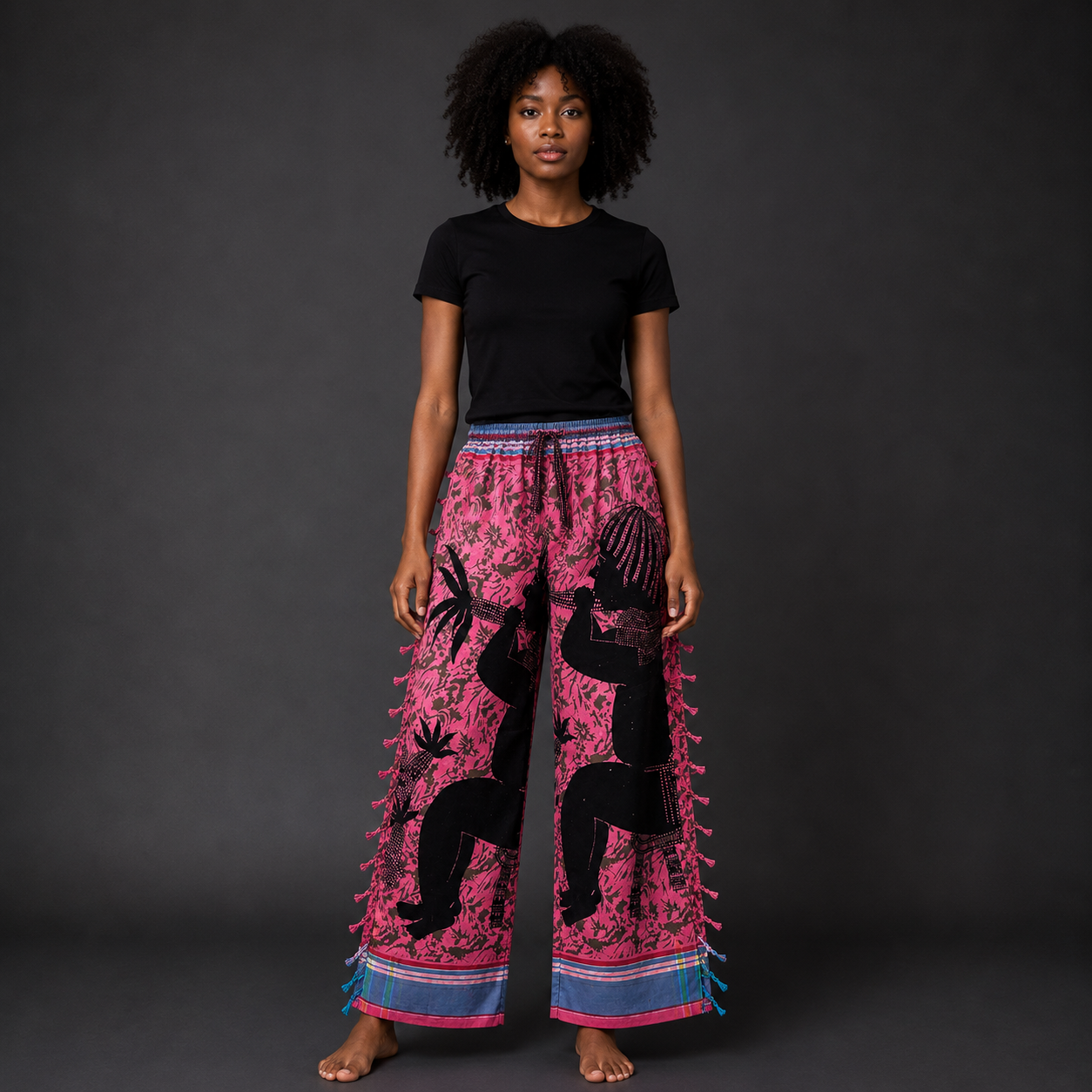 Pink + Blue - Baby Graphic Pants