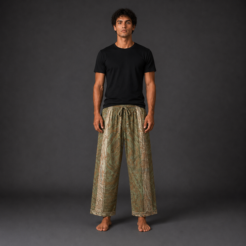 Trippy Olive Green Pants