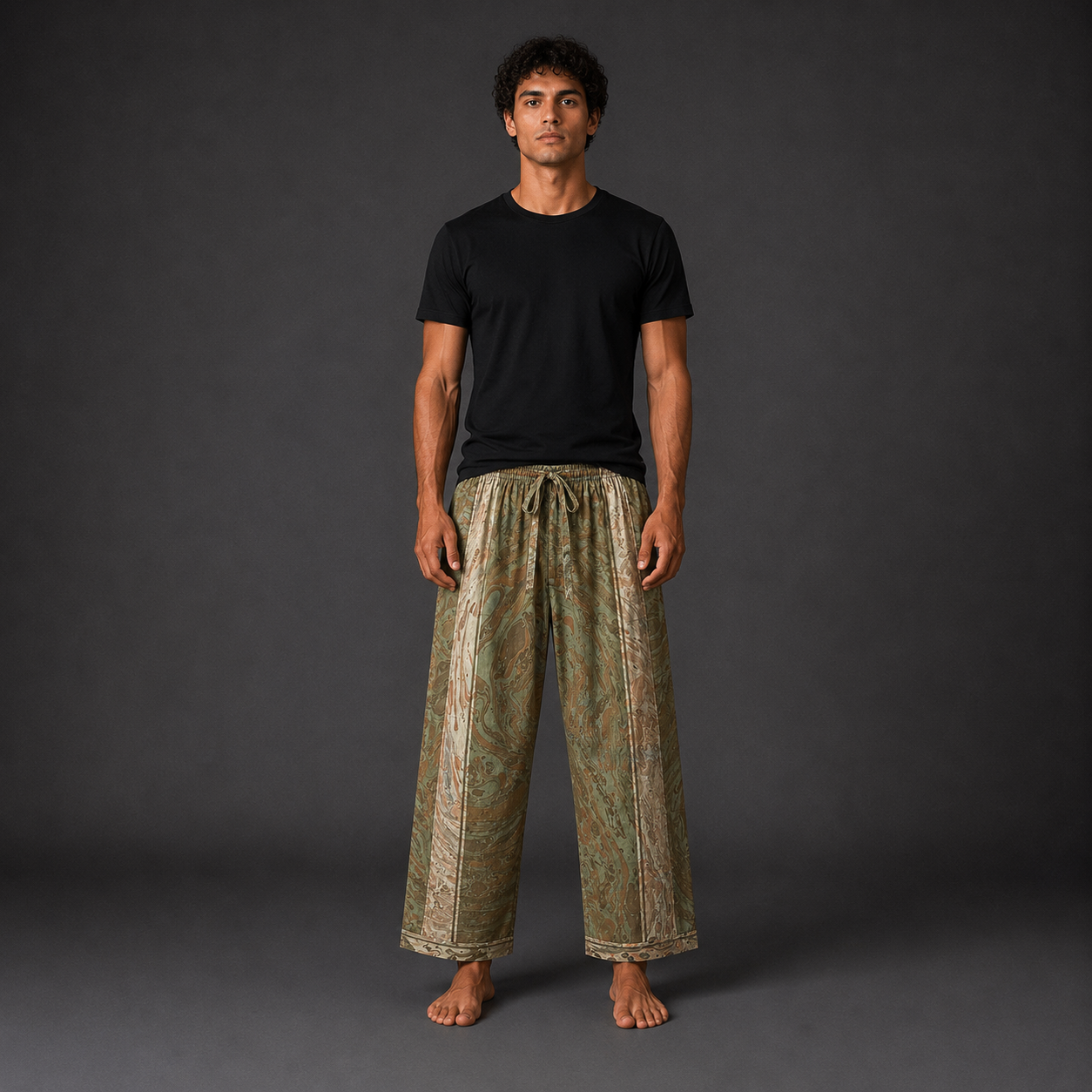 Trippy Olive Green Pants