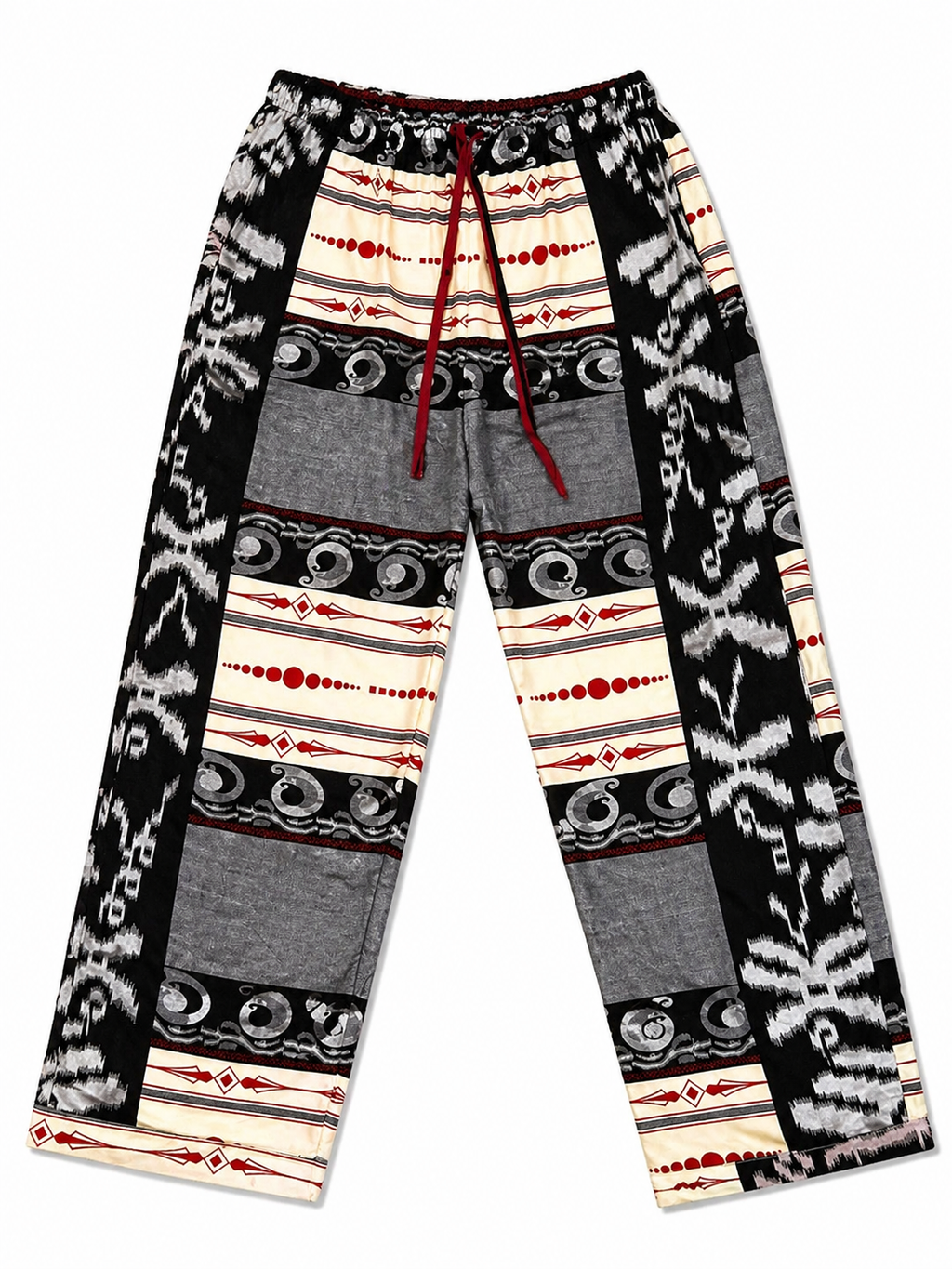 Black + Cream Tribal Pants