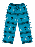 Baby Blue + Giraffe Pants