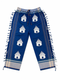 Blue + Tribal Hut Pants