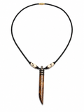 Pointed Carved Necklace
