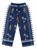 Dark Blue + Tribal Pants