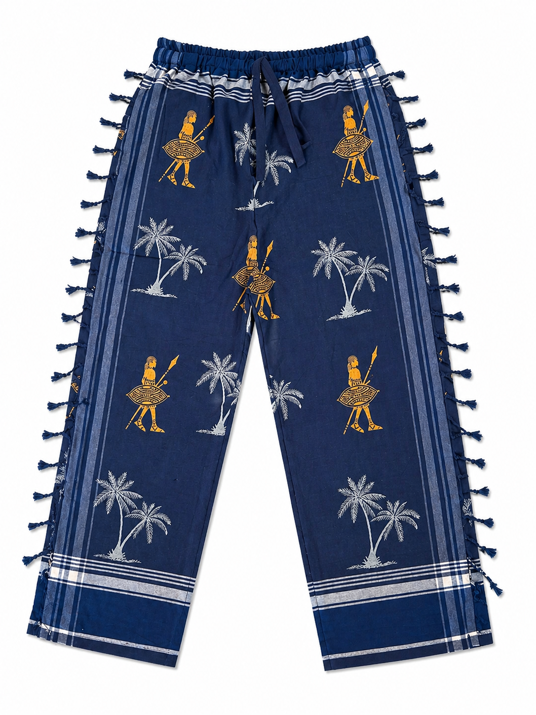 Dark Blue + Tribal Pants