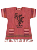 Pink Stripped Dashiki