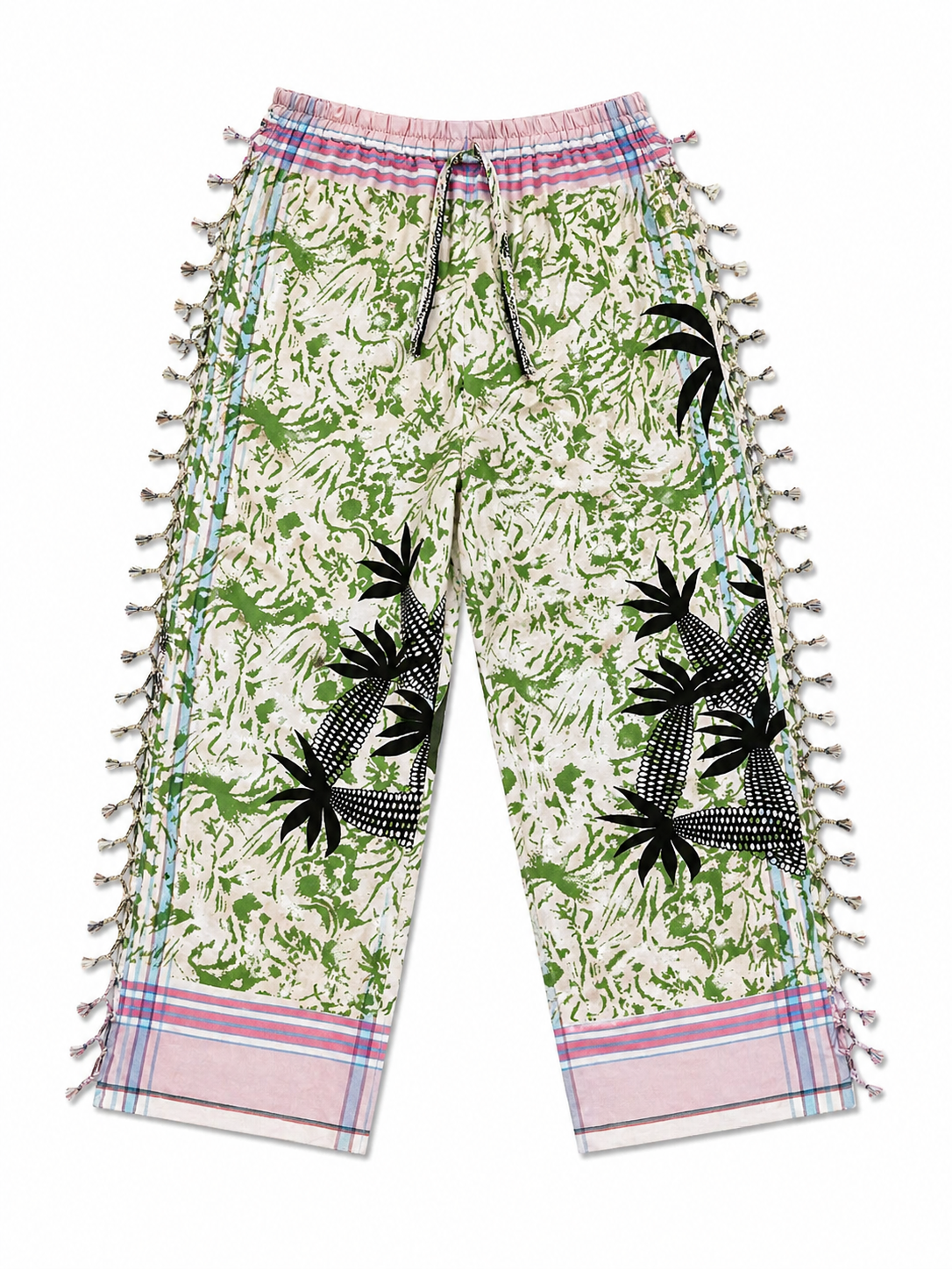 Green + Pink Baby Graphic Pants