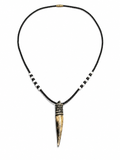 Carved Tooth Necklace